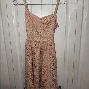 Talula aritiza pink lace dress